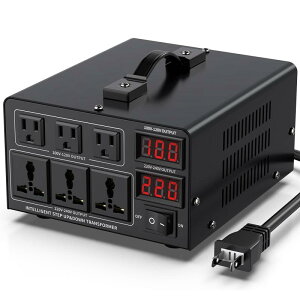 JARXIOKE �ψ��� �A�b�v�g�����X �_�E���g�����X �C�O�d�C���i����{�Ŏg�p 100V����220V �~��/���������g�p�\ �d���ϊ��� �C�O���s�p