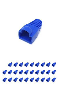 wumio LAN�P�[�u�� �R�l�N�^ �J�o�[ �� 30�Z�b�g RJ45 ���W�����J�o�[ ��t�� ���a6mm cat5e cat6 ���� �c�� �ی� �u�[�c�L���b�v LAN�P�[�u���J�o�[ �u�[�c