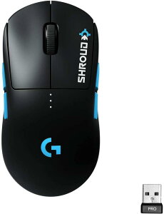 Logitech G �Q�[�~���O�}�E�X GPRO HERO SHROUD(�V�����E�h) EDITION ���C�����X FPS���� 80g �y�� ���E�Ώ� HERO�Z���T�[ POWERPLAY�����[�d�Ή� LIGHTSYNC RGB
