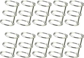 バインダーリング 製本用とじ具 学習カード 単語帳 資料保存 ファイル整理 カレンダー 手帳 アルバム 10個セット A4/A5/B5ルーズリング ルーズリーフリング ファイル本製作 資料保存 メタルブックリング 取り外し可能