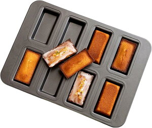 フィナンシェ 型 フィナンシェ型 粘りにくい カップケーキ 型 ミニ 天板 シリコン加工天板 キッチン ツール 防水・耐油 掃除が簡単 頑丈で耐久性がある ブラウニー/パン/スナック