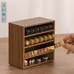 ペン立て 収納ケース 整理ボックス オフィス メイクボックス 小物入れ 無地 木製品 傾斜あり 化粧品収納 卓上収納 コンパクト 4段タイプ 可愛い 小さい 大容量 15*8*15cm おしゃれ 送料無料