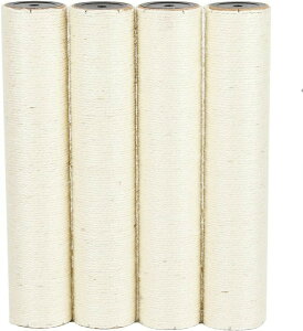 4本セット M8 猫 爪研ぎ ポール 替え 支柱 キャットタワー 交換 麻柱 キャティーマン モダンルームスクラッチ 替え柱 爪とぎ 猫用 おもちゃ