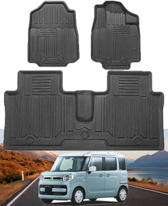 スペーシア MK53S フロアマット スペーシア フロアマット スペーシアカスタム フロアマットTPE素材 ズレ防止 耐汚れ 耐磨耗性 スペーシアカスタム フロアマット 防水