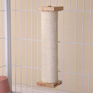20/30/40cm かわいい ねこ 取り付け式 コンパクト ケージ用 省スペース ケージ ケージ取り付け 麻縄巻き 爪とぎ