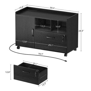 外貿DZ1抽巻キャビネット事務キャビネット資料キャビネット低いキャビネットロック付き引き出し式収納組み合わせです