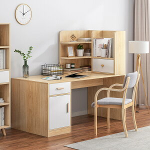 パソコン机シンプル家庭用シンプルl型角デスクデスク本棚組み合わせ寝室角学習机