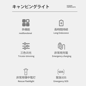 �L�����s���O���C�g�g�[�` �y�� �ЊQ�p �����d�� 50000mAh �o�b�e���[���� �܂��ݎ� ���@�\�~�j�����^�� �[�d��