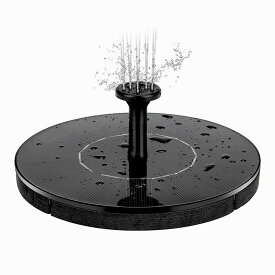 太陽光エネルギーで動作する噴水装置電池不要環境配慮耐久性ポンプ内蔵コンパクト新現代的なデザイン - 屋外用の池水エアレーターで6つの異なるノズルを装備効率的な酸素供給水質改善魚対応植物対応や | ソーラーソーラーファウンテンファウンテンのアウトドアモデル 設置が