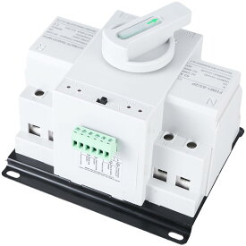 回路保護スイッチ 手動切り替えスイッチ 63A 220V 2 電源 安定した回路管理電源のための簡単な取り付け
