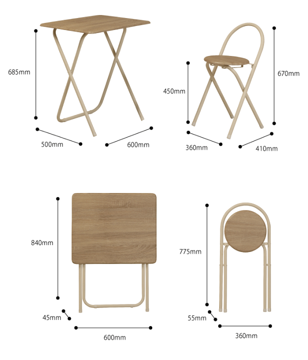 楽天市場】【新しくなりました】フォールディングテーブル＆チェア