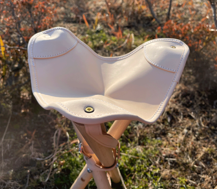 【美品】NORMARK ハンティングチェア ②レザー スツール Hunting Chair / greenholt