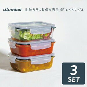 atomico ϔMKXۑe N^O 450ml 3Zbg p^ ` ۑe SET pbLt  XgbJ[ P[X X^bLO 肨 Hޕۑ Lb` 䏊 dqWΉ I