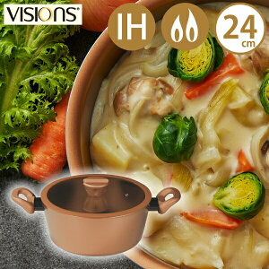 VISIONS dZ~bNz 3w S[hR[eBO V`[|bg 24cm KX IHΉ rW rWY GOLD Coating tbfH   PFOA PFOS t[