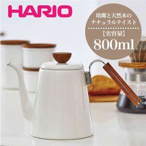 �������� HARIO �n���I �R�[�q�[ �z�[���[ �{�i�E���� �h���b�v�P�g�� ���p�e�� 800ml �i�K�X�� IH�Ή� �R�[�q�[ ���� �h���b�v �|�b�g ) ���� �P�b�g���yBDK-80-W�z�yCP�z