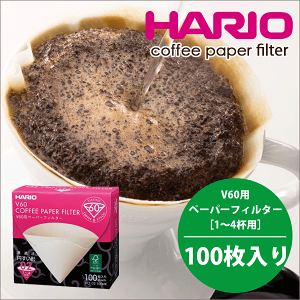 HARIO �n���I V60�p�y�[�p�[�t�B���^�[ 100�� ������ �m M ���Y���E1�`4�t�p �n V60 �h���b�v �R�[�q�[�yVCF-02-100MK�z ���V�p�b�P�[�W�ƂȂ��Ă���܂��B