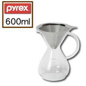 PYREX pCbNX R[q[T[o[ 600ml XeX tB^[t hbp[ hbv R[q[ T[o[ 0.6L p[ yCP-8537z