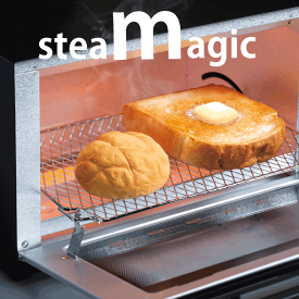 パンをふっくらおいしく スチームマジック カラリ karari steam magic 珪藻土 パンを美味しく 蒸気と遠赤外線でカリっとふっくら吸水 調理 食パン トースター パン焼き機 【HO2056 HO2057 HO2058 HO2065 HO2066】