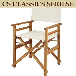 【送料無料】CSクラシックス 折りたたみ式 FDディレクターチェア CAPTAIN STAG フォールディングチェア 木製 アウトドア イス パール金属 【U-1030】