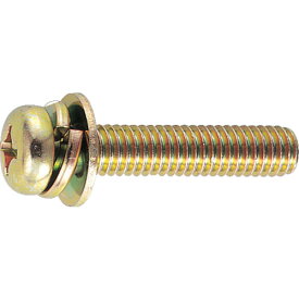 TRUSCO　ナベ頭組込ネジ　クロメートP−3　サイズM4X10　130本入【B500410】 販売単位：1PK(入り数：130本)JAN[4989999056150](TRUSCO 小ねじ) トラスコ中山（株）【05P03Dec16】