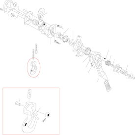 キトー　LB008用部品　フックラッチ組【L4BA00810712】 販売単位：1個(入り数：-)JAN[4937773110901](キトー レバーホイスト) （株）キトー【05P03Dec16】