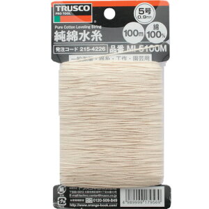 TRUSCO�@���Ȑ����@���a0�D9mm�@100m���yMI5100M�z �̔��P�ʁF1��(���萔�F-)JAN[4989999179569](TRUSCO ����) �g���X�R���R�i���j�y05P03Dec16�z