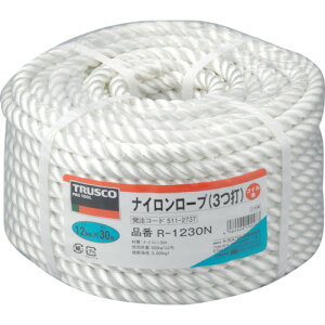 TRUSCO�@�i�C�������[�v�@3�Ł@���a12mmX����30m�yR1230N�z �̔��P�ʁF1��(���萔�F-)JAN[4989999192483](TRUSCO ���[�v) �g���X�R���R�i���j�y05P03Dec16�z