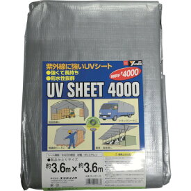 ユタカ　シート　＃4000シルバーシート　3．6×3．6【SL4009】 販売単位：1枚(入り数：-)JAN[4903599221336](ユタカ UVシート) （株）ユタカメイク【05P03Dec16】