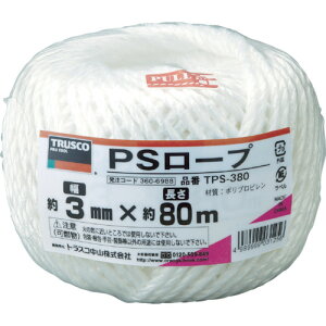 TRUSCO�@PS���[�v�@��3mmX����80m�@���yTPS380�z �̔��P�ʁF1��(���萔�F-)JAN[4989999031256](TRUSCO �Ђ�) �g���X�R���R�i���j�y05P03Dec16�z