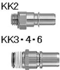 SMC S�J�v���[�@�����^�b�`�ǌp��^�C�v KK2�A3�A4�A6 �v���O�iP�j���˂��^�C�v �yKK6P-04MS�z�y05P03Dec16�z