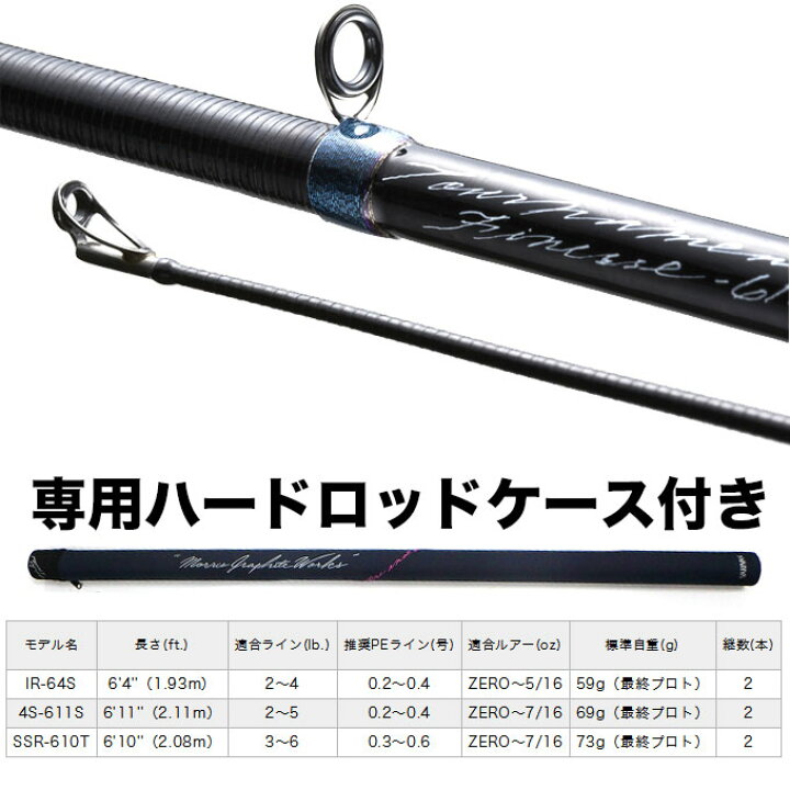 楽天市場】(5)バリバス モーリスグラファイトワークス SSR-610T（Super 