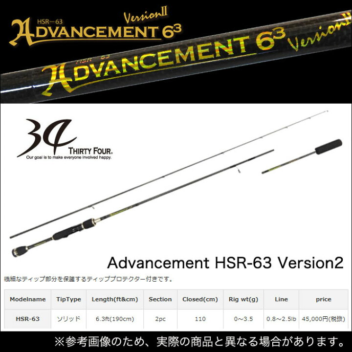 ADVANCEMENT HSR-63 ver.Ⅲアジングロッド 迷わす