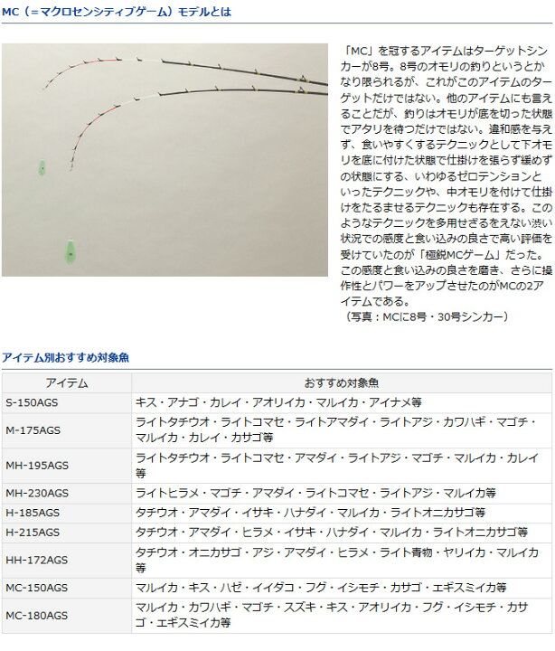 楽天市場】(c)【取り寄せ商品】 ダイワ 極鋭ゲーム(MH-230AGS)/船 