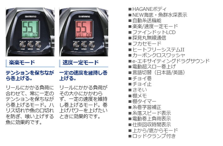 楽天市場】(5)シマノ 20 フォースマスター 6000 右ハンドル (電動  