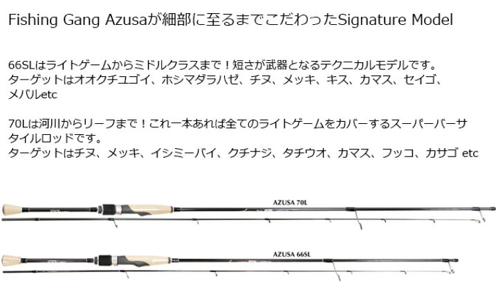 楽天市場】(5)ホッツ Fishing Gang FIDELITY AZUSA 70L (ライトゲーム 