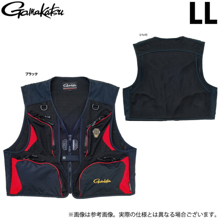 楽天市場 C 取り寄せ商品 がまかつ Gm2326 Ll ブラック オールメッシュベスト フィッシングウェア 鮎用品 22年春夏モデル つり具のマルニシ楽天市場店