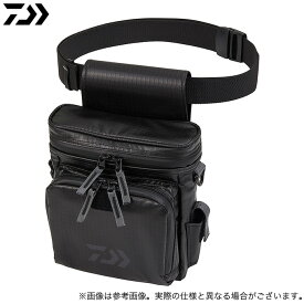 (c)【取り寄せ商品】 ダイワ ライトゲームポーチ(B) (ブラック) (鞄・バッグ／2022年モデル)