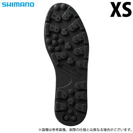 (c)【取り寄せ商品】 シマノ KT-006V (XSサイズ) ジオロック スパイクソールキット 中丸 (ダークグレー) (ソール・替えソール／2022年モデル)