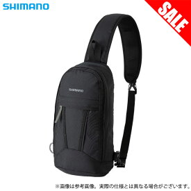 (7)【目玉商品】シマノ BS-011V エクストラスリングバッグ (ブラック／M) (鞄・バッグ／2022年モデル) /1s6a1l7e-bag