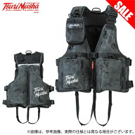 (5)【目玉商品】 釣武者 TsuriMusha ロックベスト (フィッシングベスト／2022年モデル) 【Σ03】