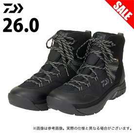 (7)【目玉商品】 ダイワ DS-2102QS-H (ブラック／26.0) フィッシングシューズ (ハイカットタイプ・堤防モデル) (靴・シューズ／2022年春夏モデル) /1s6a1l7e-ftw