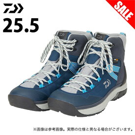 (7)【目玉商品】 ダイワ DS-2102QS-H (ネイビー／25.5) フィッシングシューズ (ハイカットタイプ・堤防モデル) (靴・シューズ／2022年春夏モデル) /1s6a1l7e-ftw