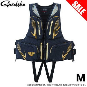 (5)【目玉商品】がまかつ GM2194 (パイソンブラック/M) アルテマシールド100フローティングベスト /1s6a1l7e-f-best 【Σ03】