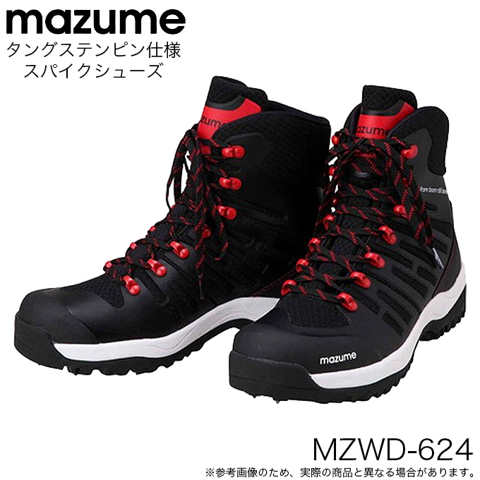 新品未使用 mazumeスパイクシューズ 3L 28cm ブラック×レッド マヅメ