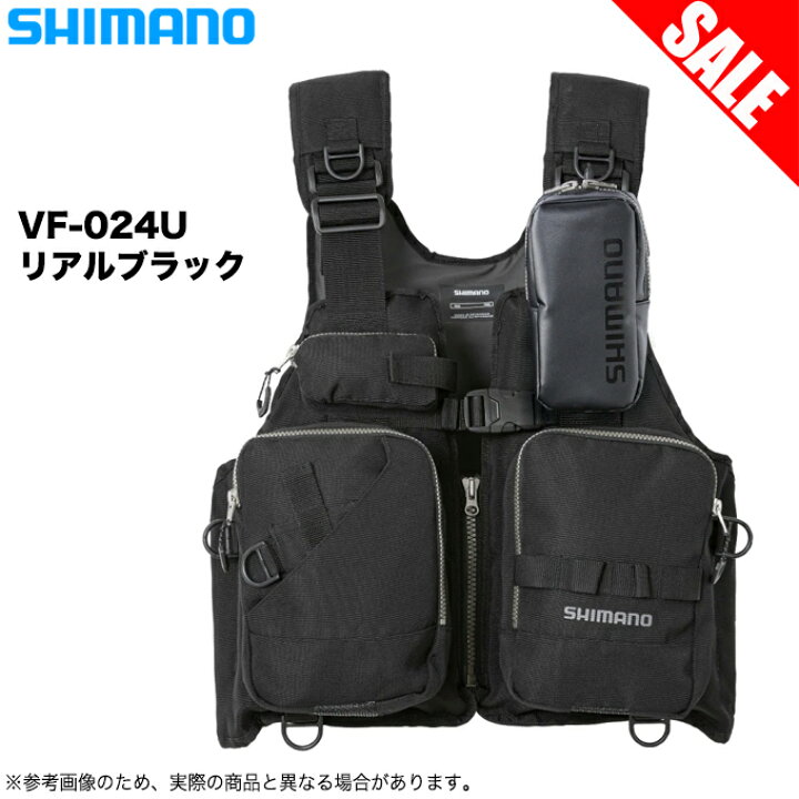 楽天市場】(5)シマノ ゲームベスト VF-024U (カラー：リアルブラック 