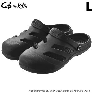 (c)【取り寄せ商品】 がまかつ ラグゼ LE6002 (#1 ブラック/L) プロテクトサンダル2.0 (靴・シューズ/2023年春夏モデル) 【Σ01】