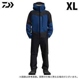 (5) ダイワ DR-3023 (ブルー／XL) レインマックス(R)デタッチャブルレインスーツ (レインウェア・フィッシングウェア／2023年春夏モデル) /23SS