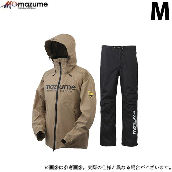 楽天市場】(5) マズメ MZRS-688 (タン／M) コンタクトレインスーツ II  