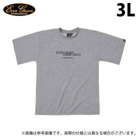 (c)【取り寄せ商品】 エバーグリーン E.G.ドライミックス Tシャツ Aタイプ (グレー／3L) (フィッシングウェア／2023年モデル)