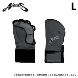 (5) ノリーズ NS-04 (グレイ／L) キャスティングハンドウォーマー (手袋・グローブ／2023年モデル) /マルキユー /マルキュー /NORIES